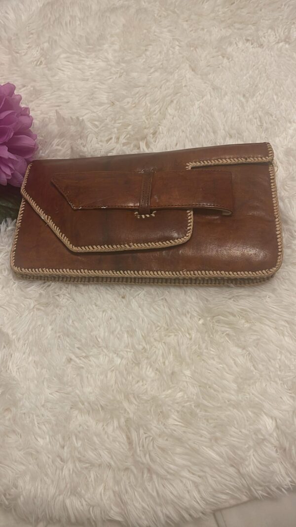 Hand-Stitched Leather Envelope Bag 2 Hand-Stitched Leather Envelope Bag