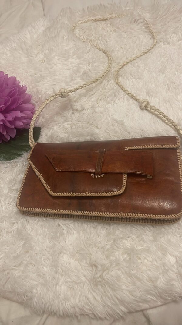Hand-Stitched Leather Envelope Bag 3 Hand-Stitched Leather Envelope Bag 3