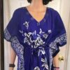 Azure Rhythm Peasant Dress Set