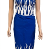 Azure Rhythm Peasant Dress Set