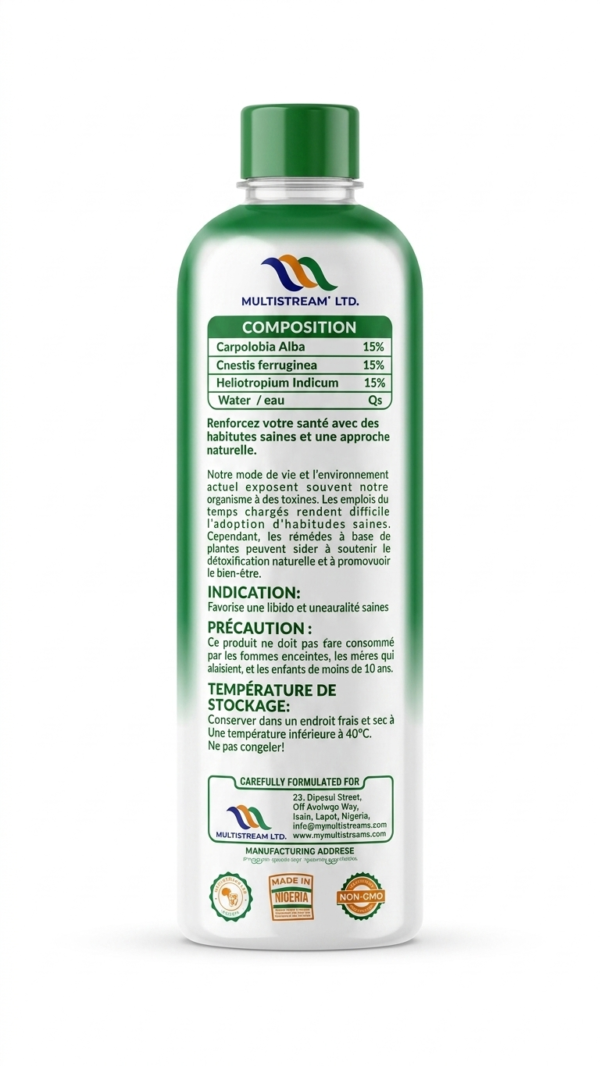 Jinja Herbal Extracts – 750ml Natural Vitality Formula