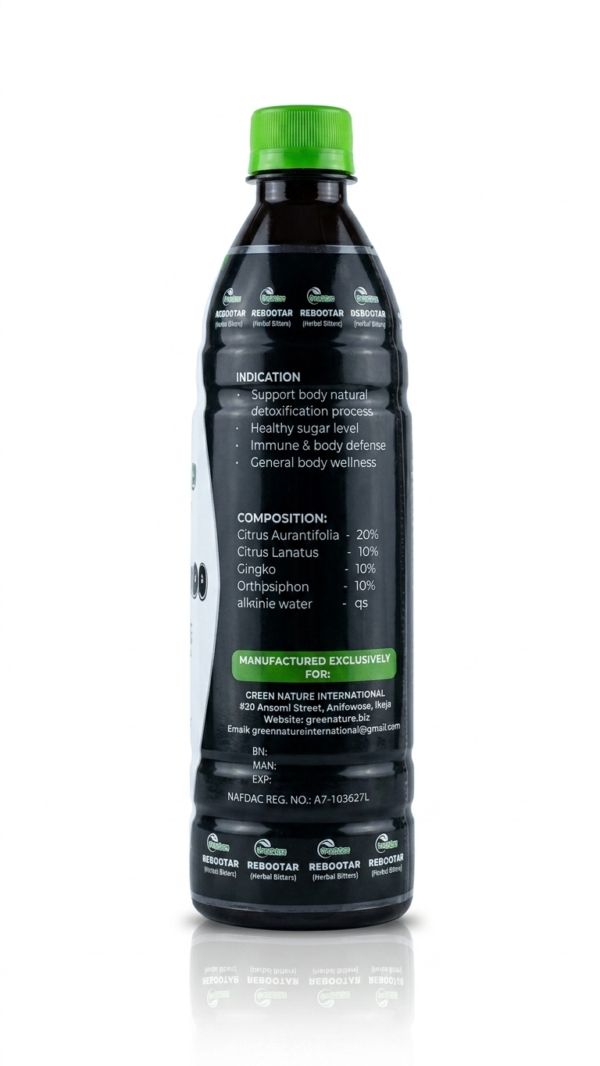 Greenature Rebootar II Herbal Bitters – 750ml