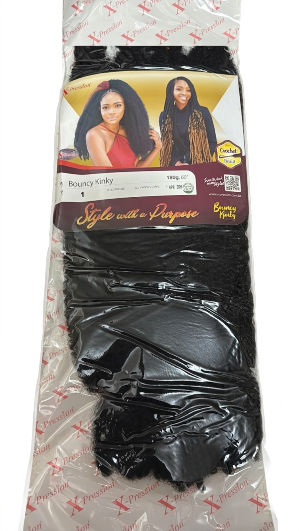 x-pression hair X-Pression Bouncy Kinky Crochet Braid - 180g (60")