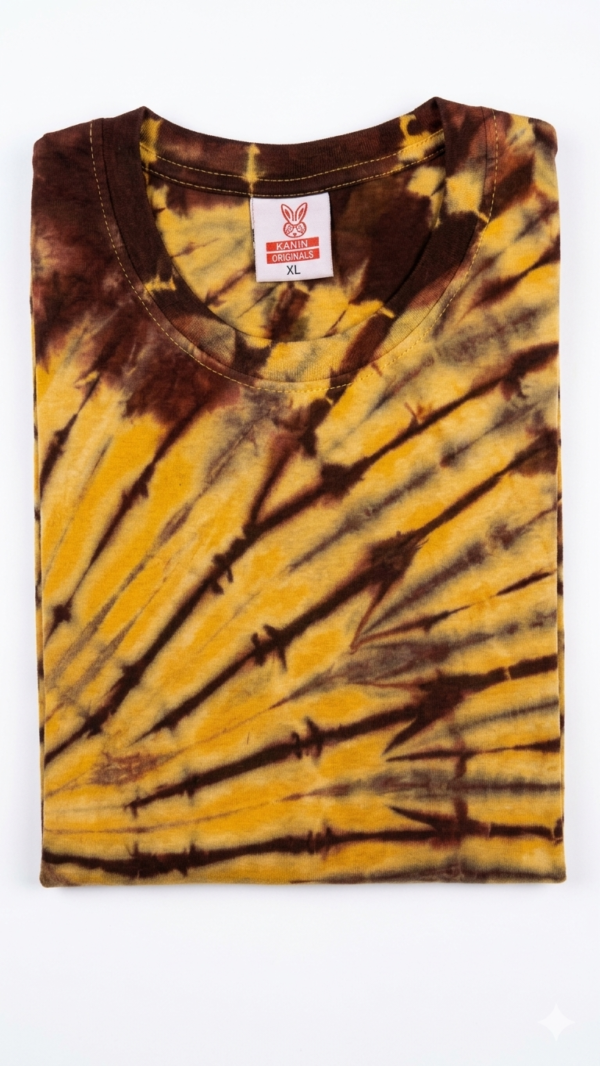 yellow with stripes Horizon Tri-Color Tunic Y Shirt