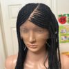 wig-3 Hand-Braided All-Back Cornrow Full Lace Wig